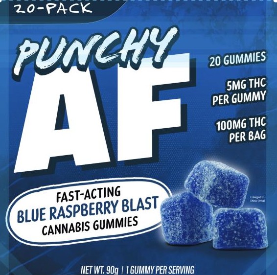 Blue Raspberry Blast Gummies